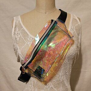 Roosax Iridescent Festival Concert Fanny Pack beltbag NWOT
